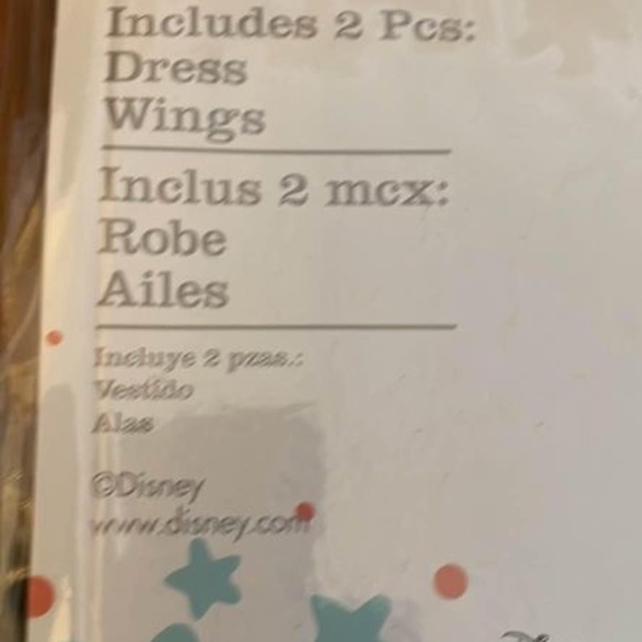 BRAND NEW baby girl Disney tinkerbell fairy princess halloween costume 0-6M 6-12 - Picture 4 of 6